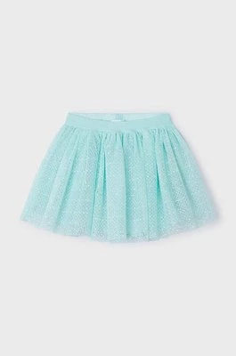 Zdjęcie produktu Mayoral spódnica dziecięca kolor turkusowy mini rozkloszowana