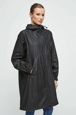 Zdjęcie produktu Medicine płaszcz przeciwdeszczowy damski kolor czarny przejściowy oversize