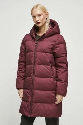 Zdjęcie produktu Medicine płaszcz puchowy damski kolor bordowy zimowy
