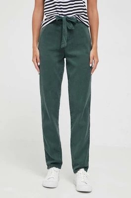 Zdjęcie produktu Medicine spodnie damskie kolor zielony fason chinos medium waist