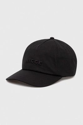 Zdjęcie produktu Nicce czapka z daszkiem bawełniana kolor czarny gładka
