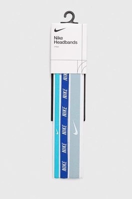 Zdjęcie produktu Nike opaski na głowę 3-pack kolor niebieski