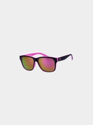 Zdjęcie produktu Okulary przeciwsłoneczne z multibarwną powłoką dziewczęce - multikolor 4F