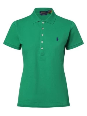 Zdjęcie produktu Polo Ralph Lauren Damska koszulka polo Kobiety Bawełna zielony jednolity,