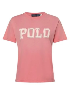 Zdjęcie produktu Polo Ralph Lauren Koszulka damska Kobiety Bawełna różowy nadruk,