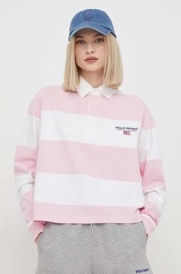 Zdjęcie produktu Polo Ralph Lauren longsleeve bawełniany kolor różowy 211936917