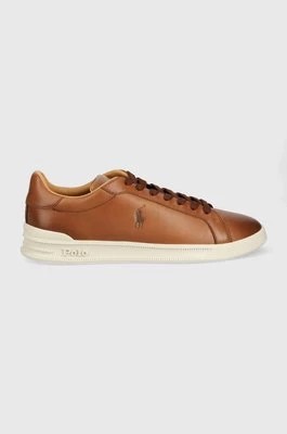 Zdjęcie produktu Polo Ralph Lauren sneakersy skórzane Hrt Ct II 809845110005 kolor brązowy