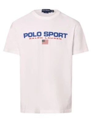 Zdjęcie produktu Polo Sport Koszulka męska Mężczyźni Bawełna biały nadruk,
