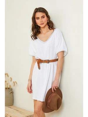 Zdjęcie produktu Pure Cotton Sukienka w kolorze białym rozmiar: S/M