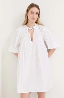 Zdjęcie produktu Red Valentino sukienka kolor biały mini oversize