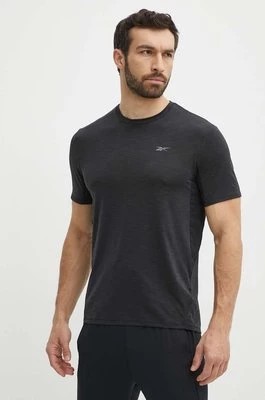 Zdjęcie produktu Reebok t-shirt treningowy Chill Athlete 2.0 kolor czarny melanżowy 100075786