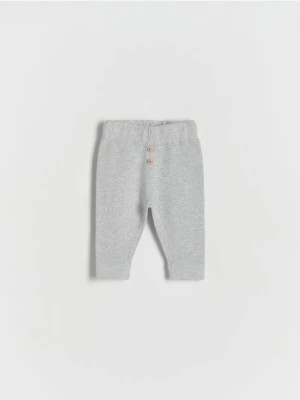 Zdjęcie produktu Reserved - Bawełniane spodnie - jasnoszary