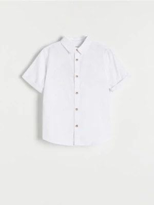Zdjęcie produktu Reserved - Koszula z lnem - biały