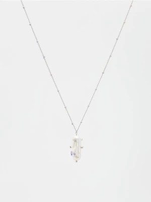 Zdjęcie produktu Reserved - Naszyjnik z naturalną perłą - srebrny