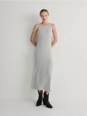 Zdjęcie produktu Reserved - Sukienka z metalizowaną nitką - srebrny