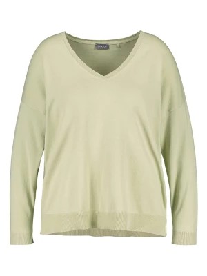 Zdjęcie produktu SC collection Sweter w kolorze zielonym rozmiar: 54