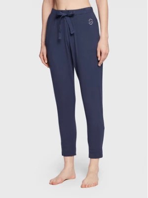 Zdjęcie produktu Seidensticker Spodnie piżamowe 12.520663 Granatowy Regular Fit