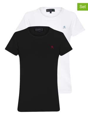 Zdjęcie produktu SIR RAYMOND TAILOR Koszulki (2 szt.) "Chota" w kolorze białym i czarnym rozmiar: XL