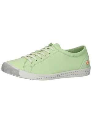 Zdjęcie produktu softinos Skórzane sneakersy w kolorze zielonym rozmiar: 38