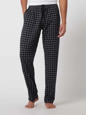 Zdjęcie produktu Spodnie od piżamy z wzorem w kratę Huber Bodywear