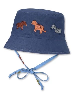 Zdjęcie produktu Sterntaler Dwustronny kapelusz w kolorze niebiesko-błękitnym rozmiar: 47 cm