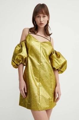 Zdjęcie produktu Stine Goya sukienka kolor żółty mini prosta SG5549