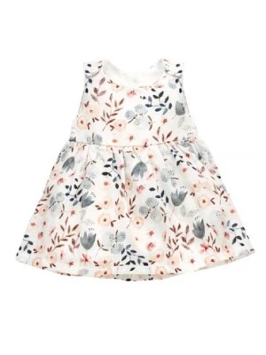 Zdjęcie produktu Sukienka dla niemowlaka na ramiączkach Summer garden ecru Pinokio