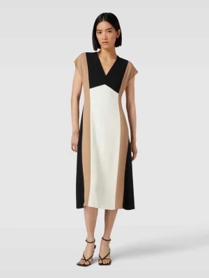 Zdjęcie produktu Sukienka midi w stylu Colour Blocking model ‘Debrany’ Boss