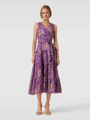 Zdjęcie produktu Sukienka midi z kwiatowym wzorem model ‘LACAIDE’ Lauren Ralph Lauren