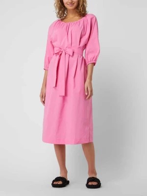 Zdjęcie produktu Sukienka midi z paskiem w talii model ‘Micheline’ JC Sophie
