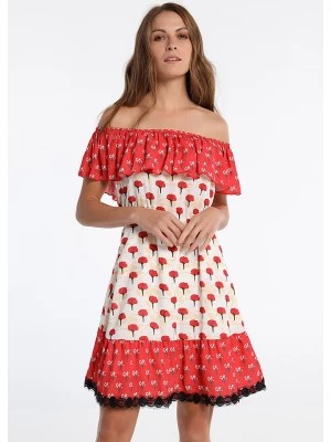 Zdjęcie produktu Victorio & Lucchino Sukienka w kolorze czerwono-kremowym rozmiar: L