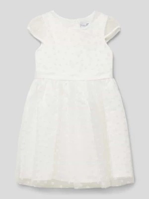 Zdjęcie produktu Sukienka z zamkiem błyskawicznym z tyłu i wiązanym paskiem Happy Girls