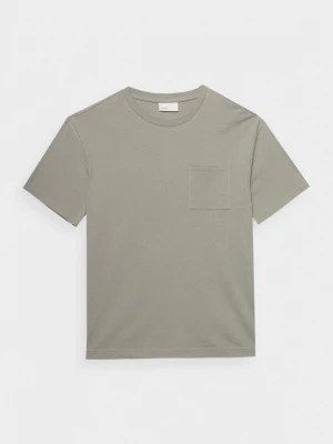 Zdjęcie produktu T-shirt gładki męski - miętowy OUTHORN