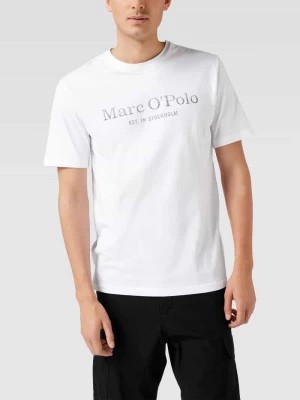 Zdjęcie produktu T-shirt z nadrukiem z napisem i logo Marc O'Polo