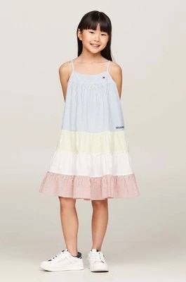 Zdjęcie produktu Tommy Hilfiger sukienka bawełniana dziecięca mini rozkloszowana