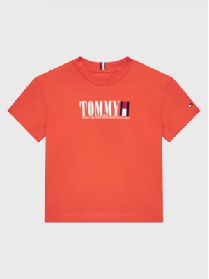 Zdjęcie produktu Tommy Hilfiger T-Shirt KB0KB07788 D Pomarańczowy Regular Fit