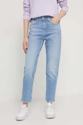 Zdjęcie produktu Tommy Jeans jeansy Izzie damskie kolor niebieski DW0DW17603
