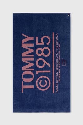 Zdjęcie produktu Tommy Jeans ręcznik bawełniany kolor niebieski UU0UU00090