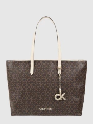 Zdjęcie produktu Torba shopper ze wzorem z logo CK Calvin Klein