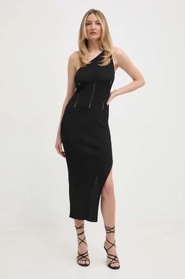 Zdjęcie produktu Twinset sukienka kolor czarny maxi dopasowana