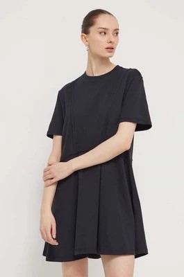 Zdjęcie produktu UGG sukienka bawełniana kolor czarny mini rozkloszowana 1152855