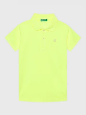 Zdjęcie produktu United Colors Of Benetton Polo 3089G300D Żółty Slim Fit