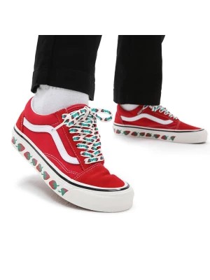 Zdjęcie produktu Vans Skórzane sneakersy "Old Skool" w kolorze czerwonym rozmiar: 38