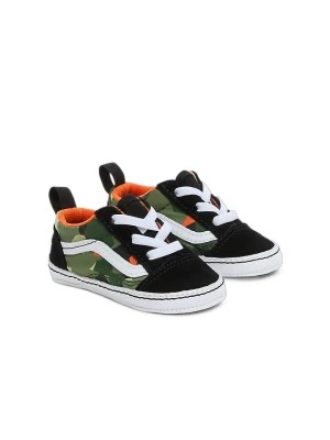 Zdjęcie produktu Vans Skórzane sneakersy "Old Skool" w kolorze zielono-czarnym rozmiar: 18