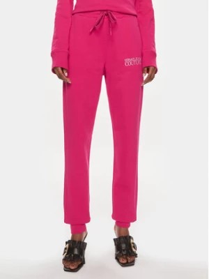 Zdjęcie produktu Versace Jeans Couture Spodnie dresowe 76HAAT01 Różowy Regular Fit