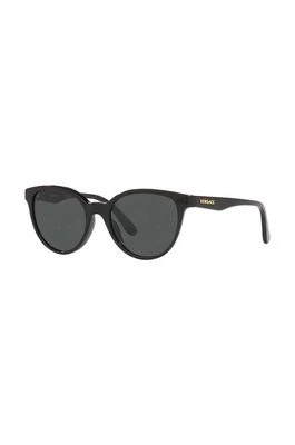 Zdjęcie produktu Versace okulary przeciwsłoneczne dziecięce kolor czarny 0VK4427U