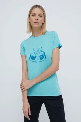 Zdjęcie produktu Viking t-shirt sportowy Lako Bamboo kolor turkusowy 500/22/5544