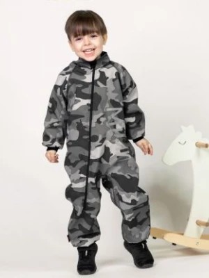 Zdjęcie produktu Waterproof Softshell Overall Comfy Grey Military Bodysuit iELM