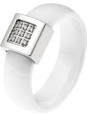 Zdjęcie produktu Wishlist Ceramiczny pierścionek z cyrkoniami rozmiar: 50