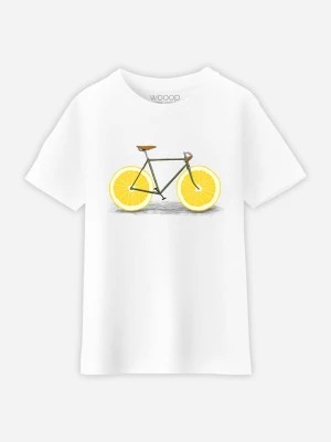 Zdjęcie produktu WOOOP Koszulka "Zest" w kolorze białym rozmiar: 140